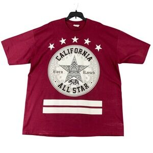 Vintage 90s Pro Club Heavy Weight T-Shirt Men 3XL California All Star Streetwear